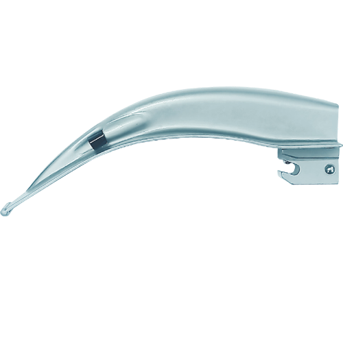 Single use laryngoscope metal blades